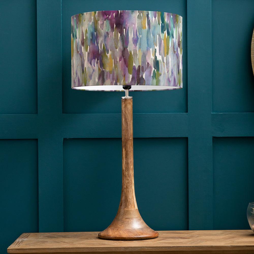 Table Lamps | Azima Eva & Kinross Complete Table Lamp Mango/Indigo Lighting Indigo