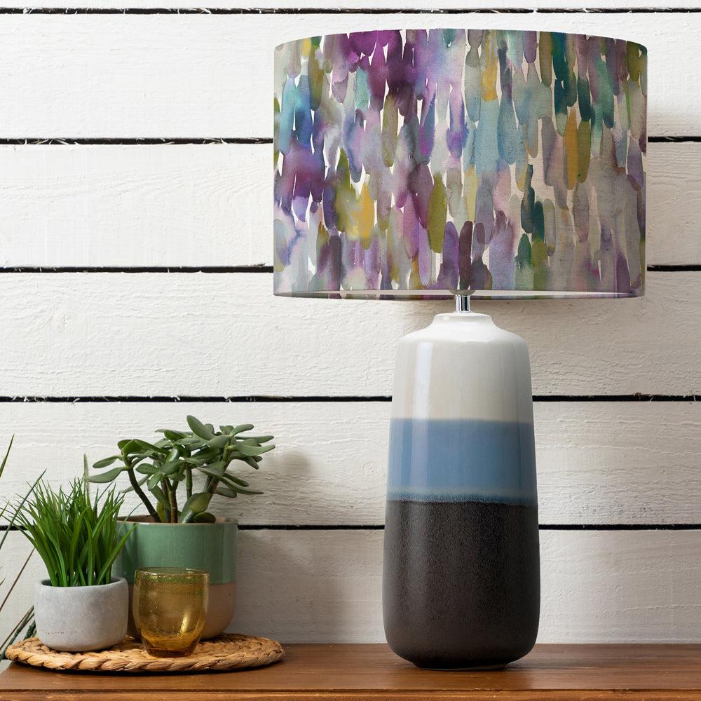 Table Lamps | Azima Eva & Nama Complete Table Lamp Sky/Indigo Lighting Indigo