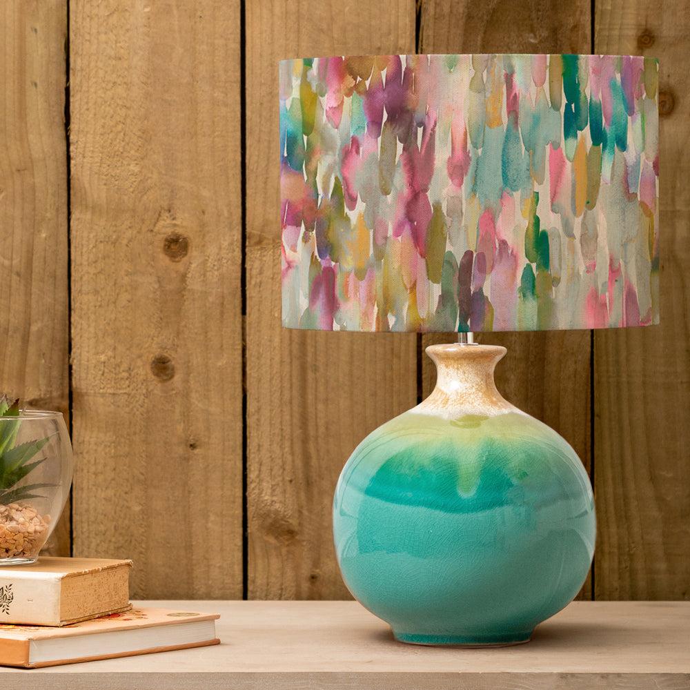 Table Lamps | Azima Eva & Neso Complete Table Lamp Aqua/Lotus Lighting Aqua