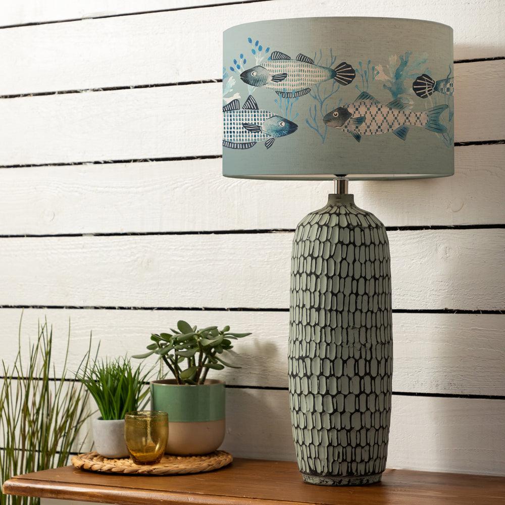 Table Lamps | Barbeau Eva & Stornoway Complete Table Lamp Seafoam Lighting Seafoam