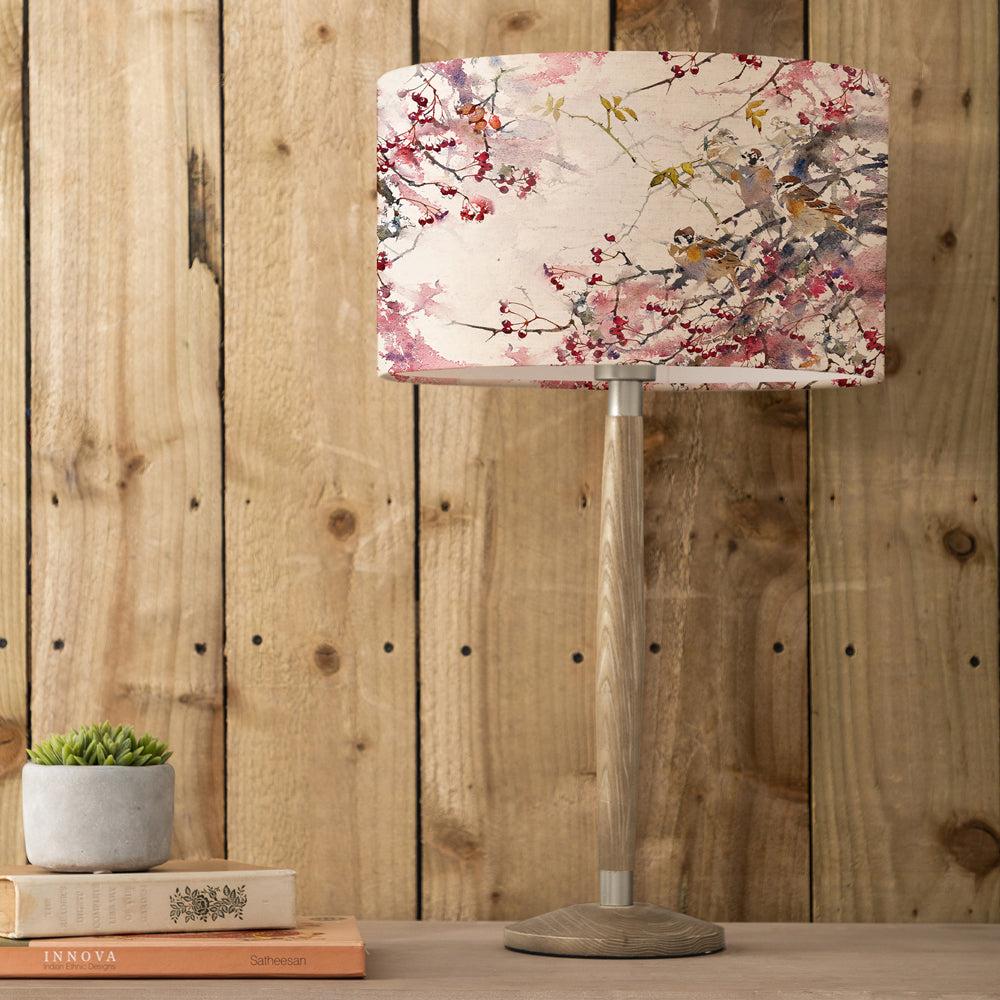 Table Lamps | Brushwood Eva & Solensis Complete Table Lamp Grey/Blossom Lighting Blossom