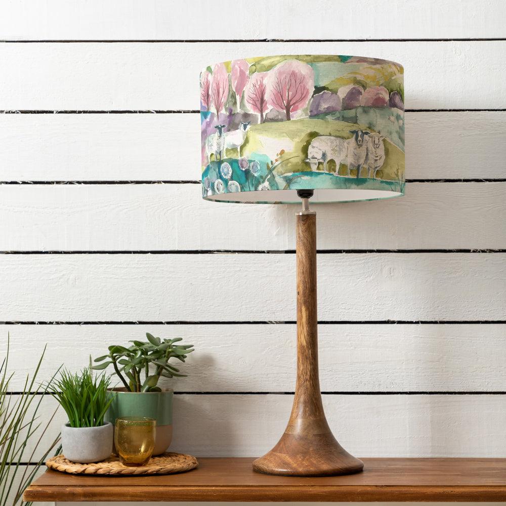 Table Lamps | Buttermere Eva & Kinross Complete Table Lamp Mango/Linen Lighting Linen