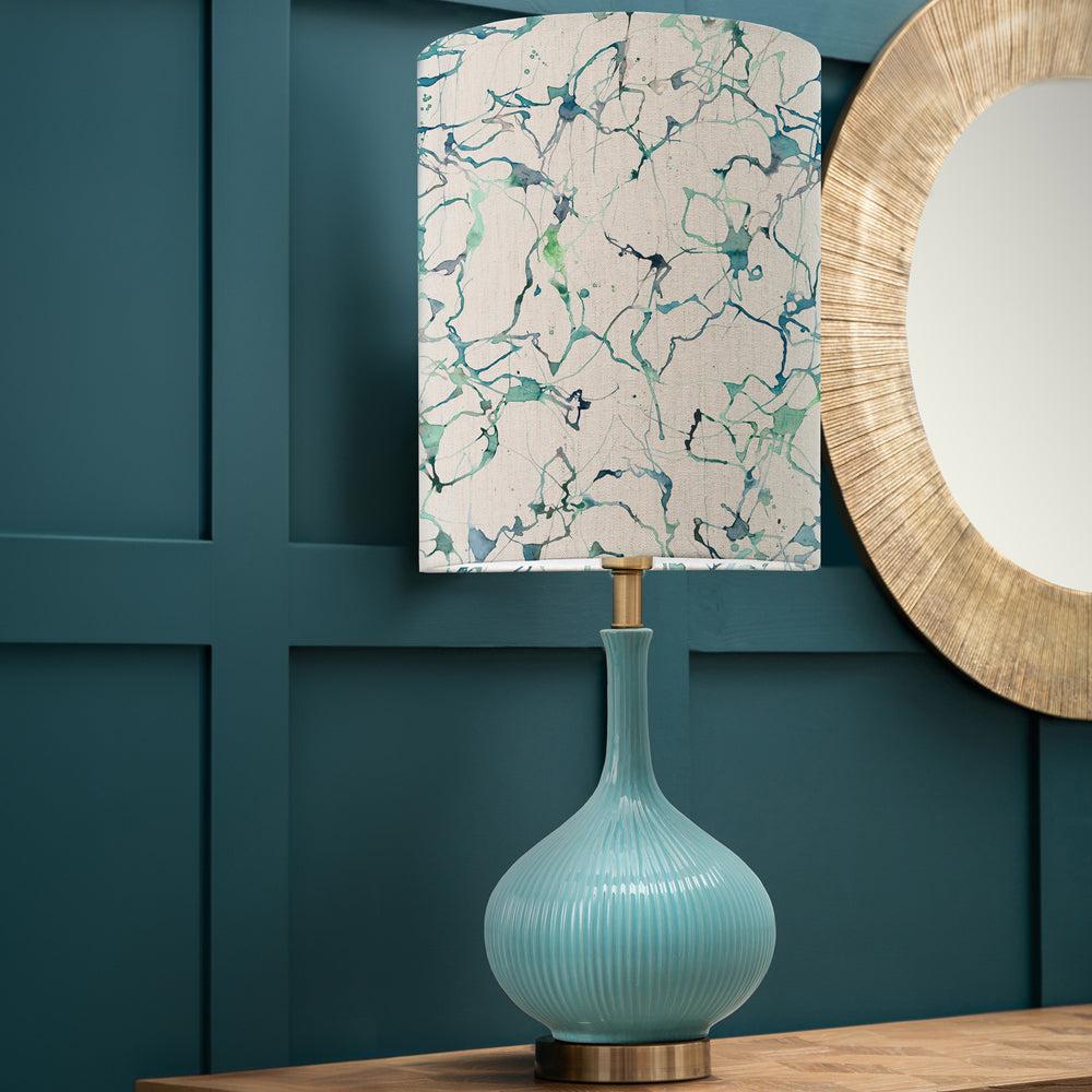 Table Lamps | Carrara Anna & Ursula Complete Table Lamp Aqua/Ocean Lighting Aqua