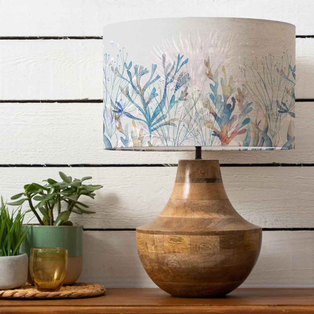 Table Lamps | Coral Reef Eva & Leven Complete Table Lamp Mango/Cobalt Lighting Cobalt