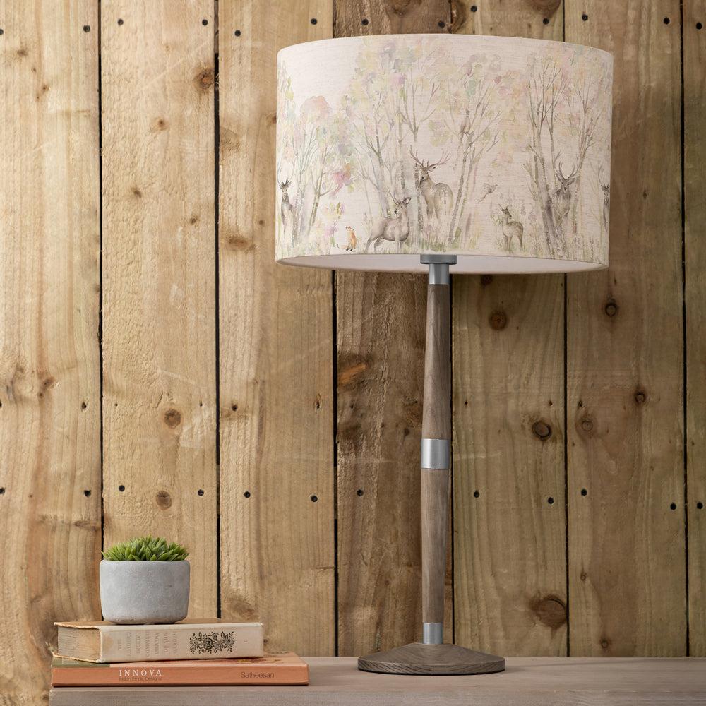 Table Lamps | Enchanted Forest Eva & Solensis Complete Table Lamp Grey/Forest Lighting Forest