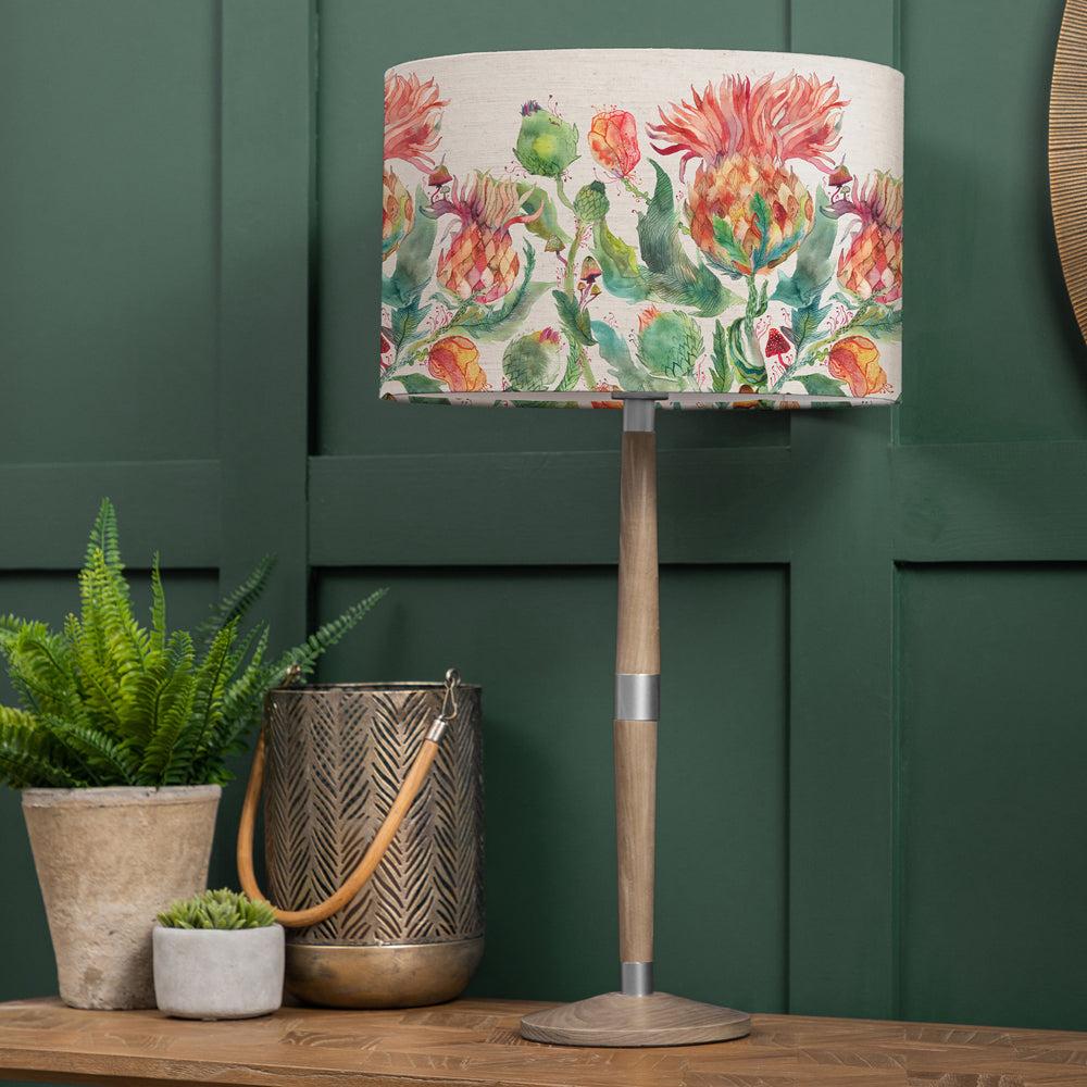 Table Lamps | Enchanting Thistle Eva & Solensis Complete Table Lamp Grey/Marigold Lighting Grey