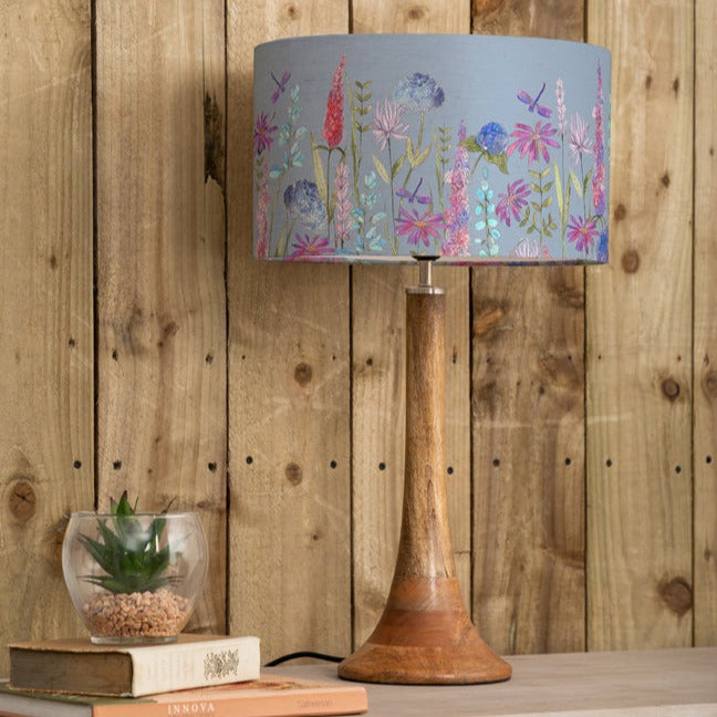 Table Lamps | Florabunda Eva & Kinross Complete Table Lamp Mango/Bluebell Lighting Bluebell