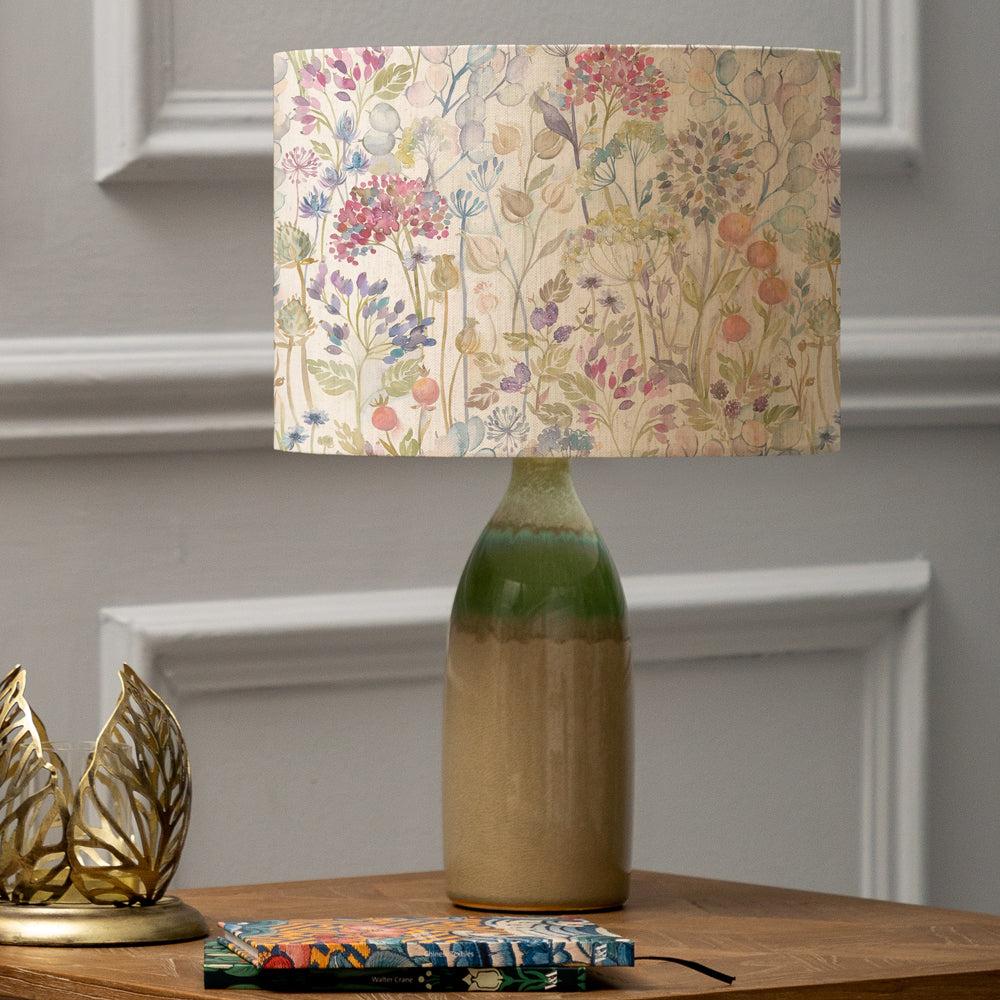 Table Lamps | Hedgerow Eva & Narvi Complete Table Lamp Jade/Linen Lighting Jade