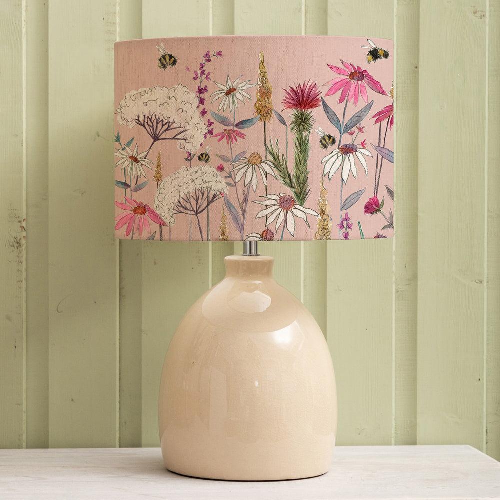 Table Lamps | Hermione Eva & Leura Complete Table Lamp Cream/Blush Lighting Blush