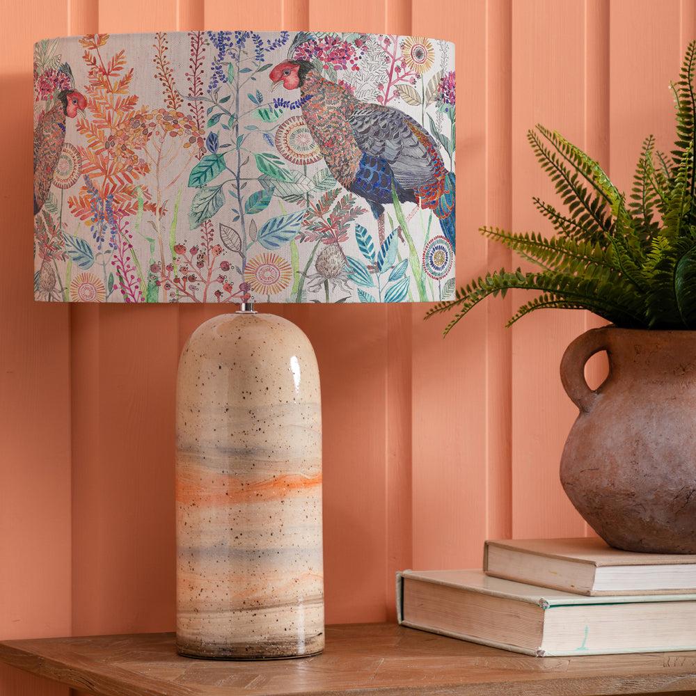 Table Lamps | Lady Amherst Eva & Ocefina Complete Table Lamp Sandstone/Linen Lighting Linen