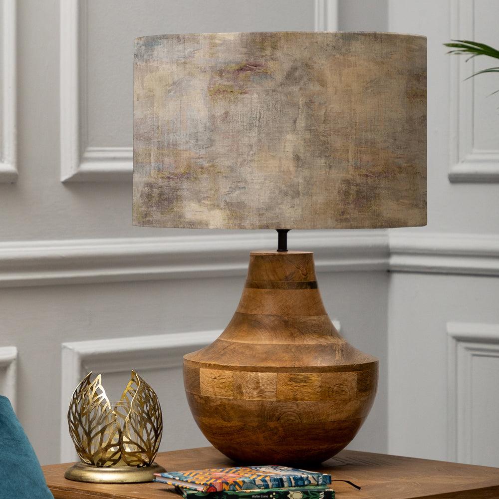 Table Lamps | Monet Eva & Leven Complete Table Lamp Mango/Ironstone Lighting Ironstone