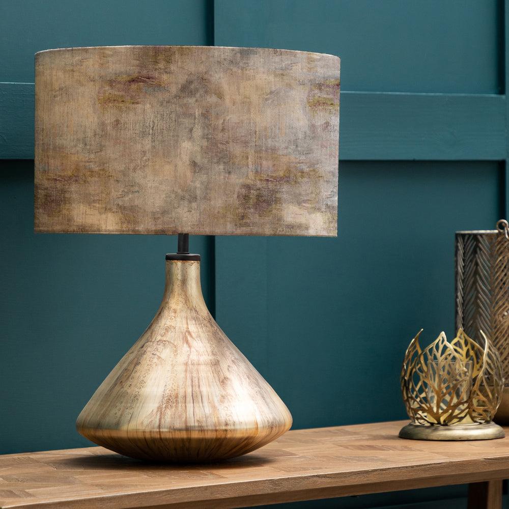 Table Lamps | Monet Eva & Luna Complete Table Lamp Glass/Ironstone Lighting Glass