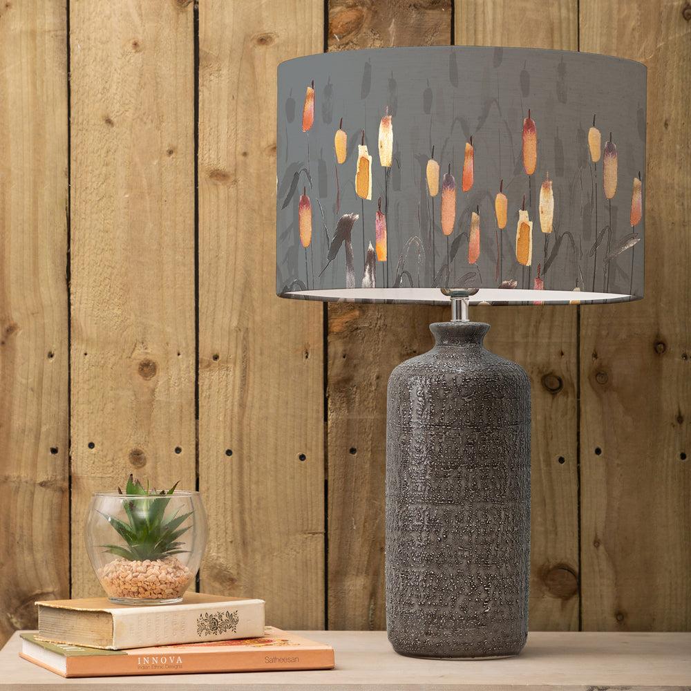 Table Lamps | Orientalis Eva & Inopia Complete Table Lamp Grey/Amber Lighting Amber