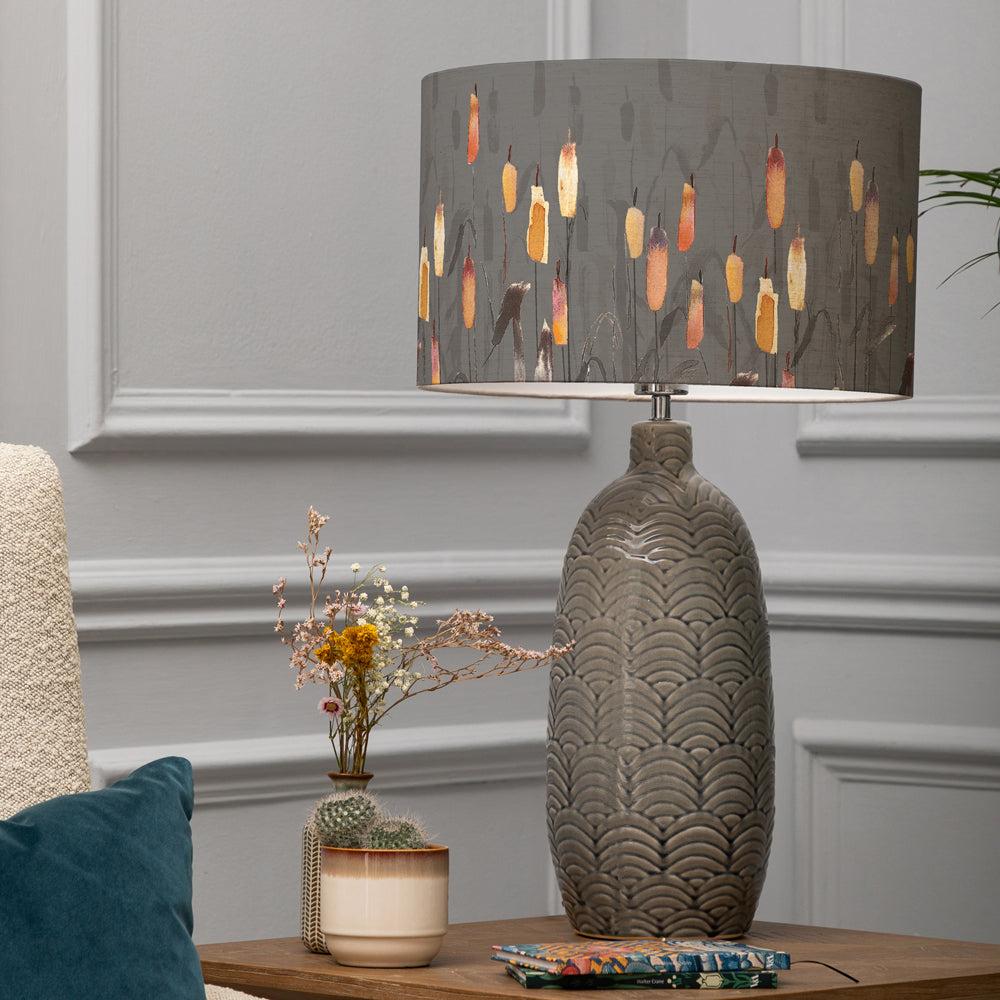 Table Lamps | Orientalis Eva & Jadis Complete Table Lamp Grey/Amber Lighting Amber