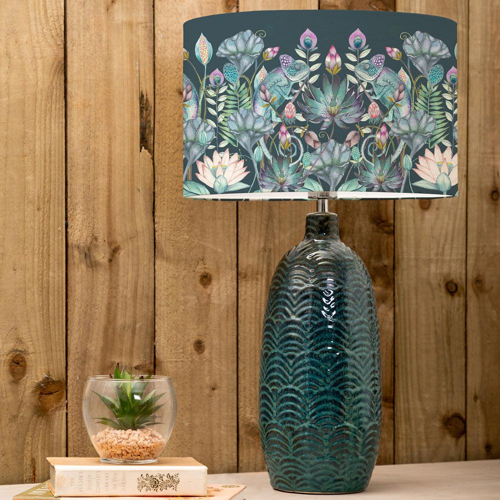 Table Lamps | Osawi Eva & Jadis Complete Table Lamp Aqua/Emerald Lighting Aqua