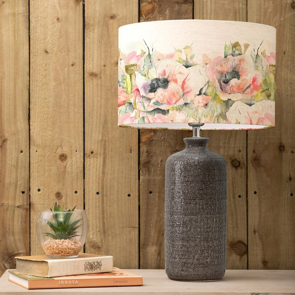 Table Lamps | Papavera Eva & Inopia Complete Table Lamp Grey/Sweetpea Lighting Grey