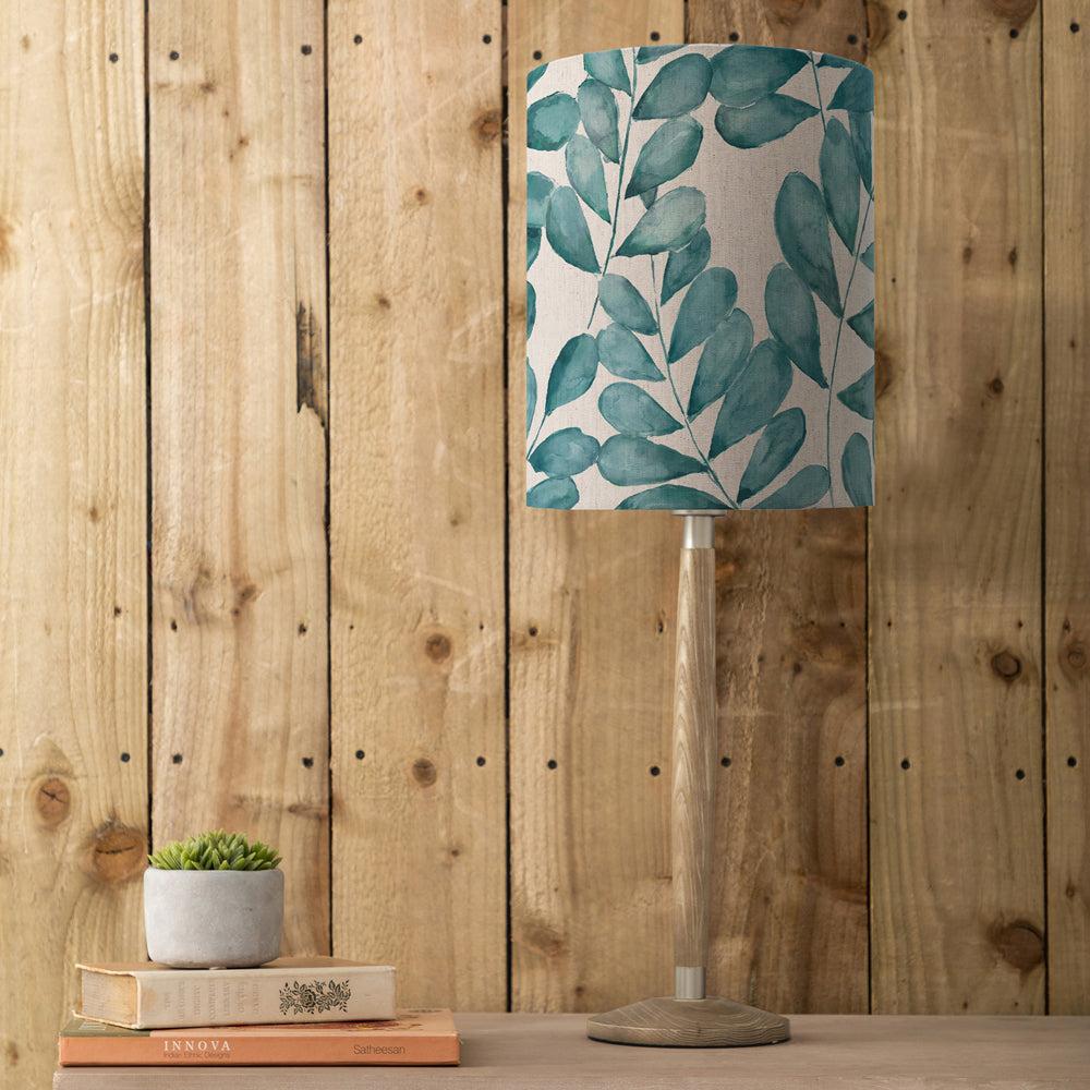 Table Lamps | Rowan Anna & Solensis Complete Table Lamp Grey/Aqua Lighting Aqua