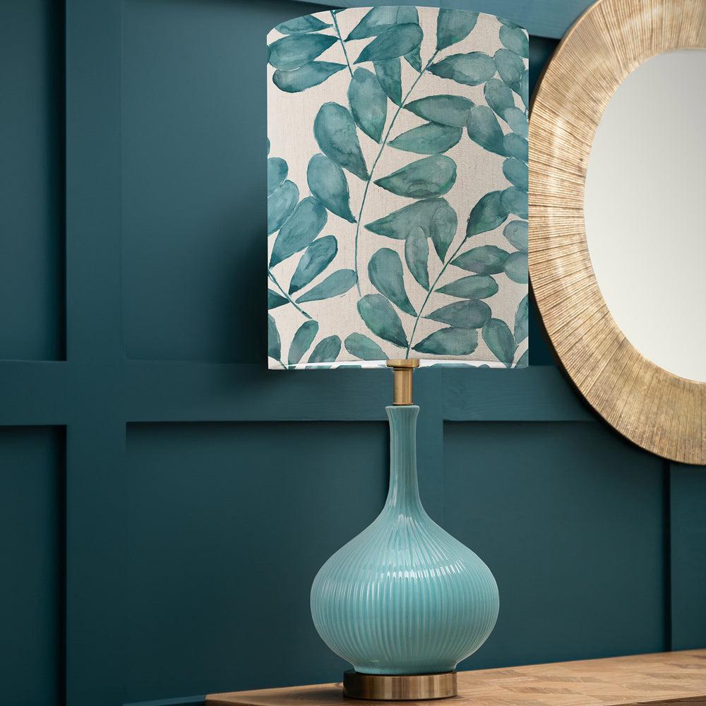 Table Lamps | Rowan Anna & Ursula Complete Table Lamp Aqua Lighting Aqua