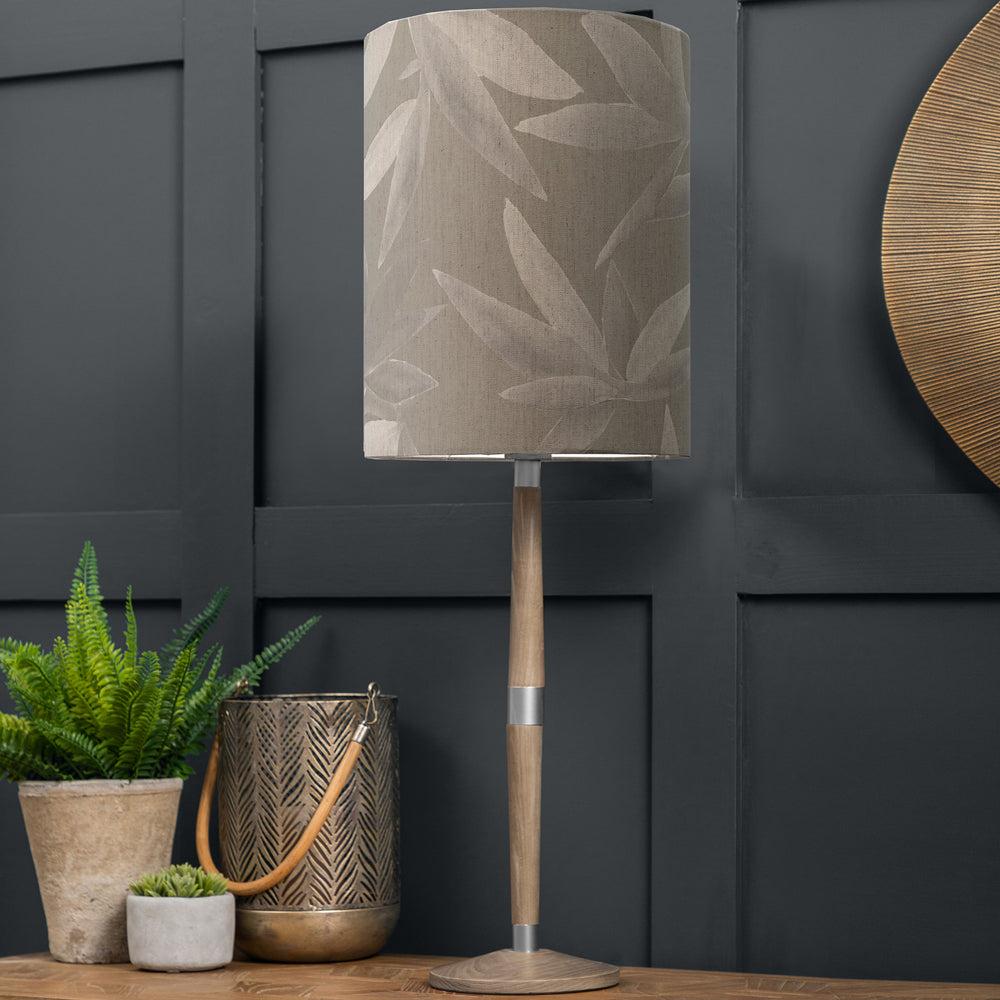 Table Lamps | Silverwood Anna & Solensis Complete Table Lamp Grey/Snow Lighting Grey