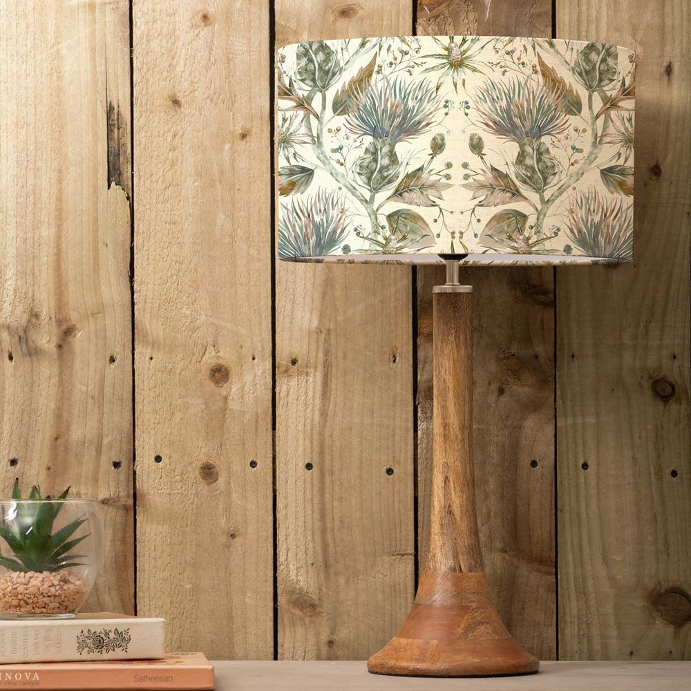 Table Lamps | Varys Eva & Kinross Complete Table Lamp Mango/Auburn Linen Lighting Auburn Linen