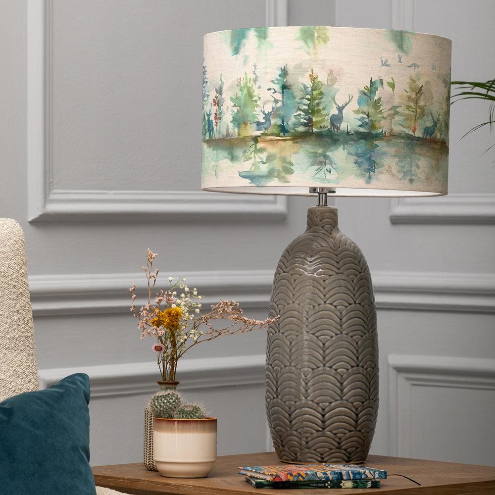 Table Lamps | Wilderness Eva & Jadis Complete Table Lamp Grey/Topaz Lighting Grey