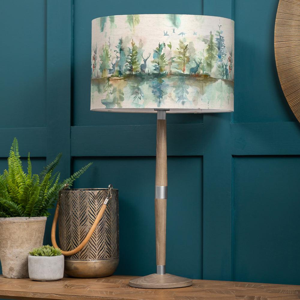 Table Lamps | Wilderness Eva & Solensis Complete Table Lamp Grey/Topaz Lighting Grey