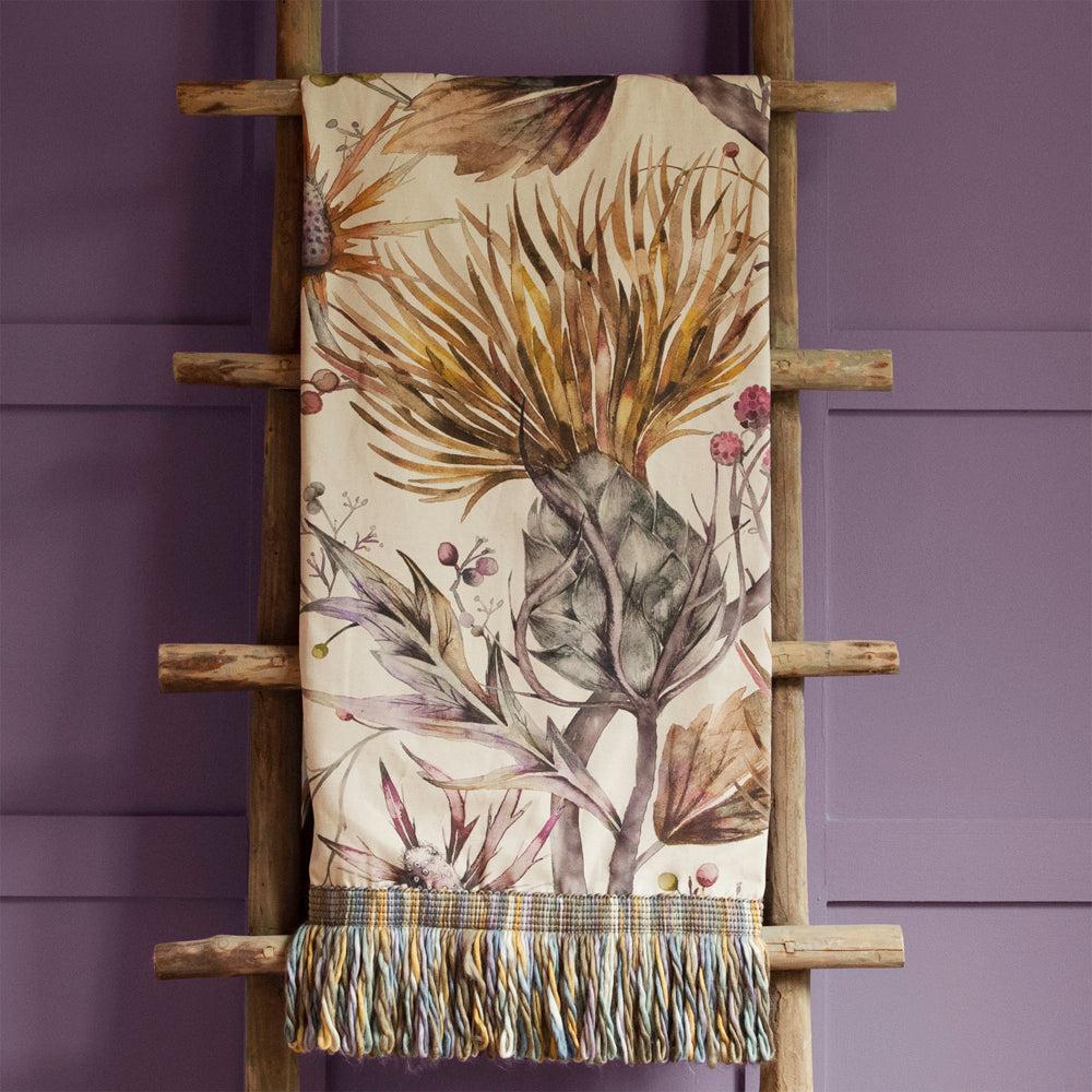 Throws | Elysium Printed Throw Gold Home Decor Gold