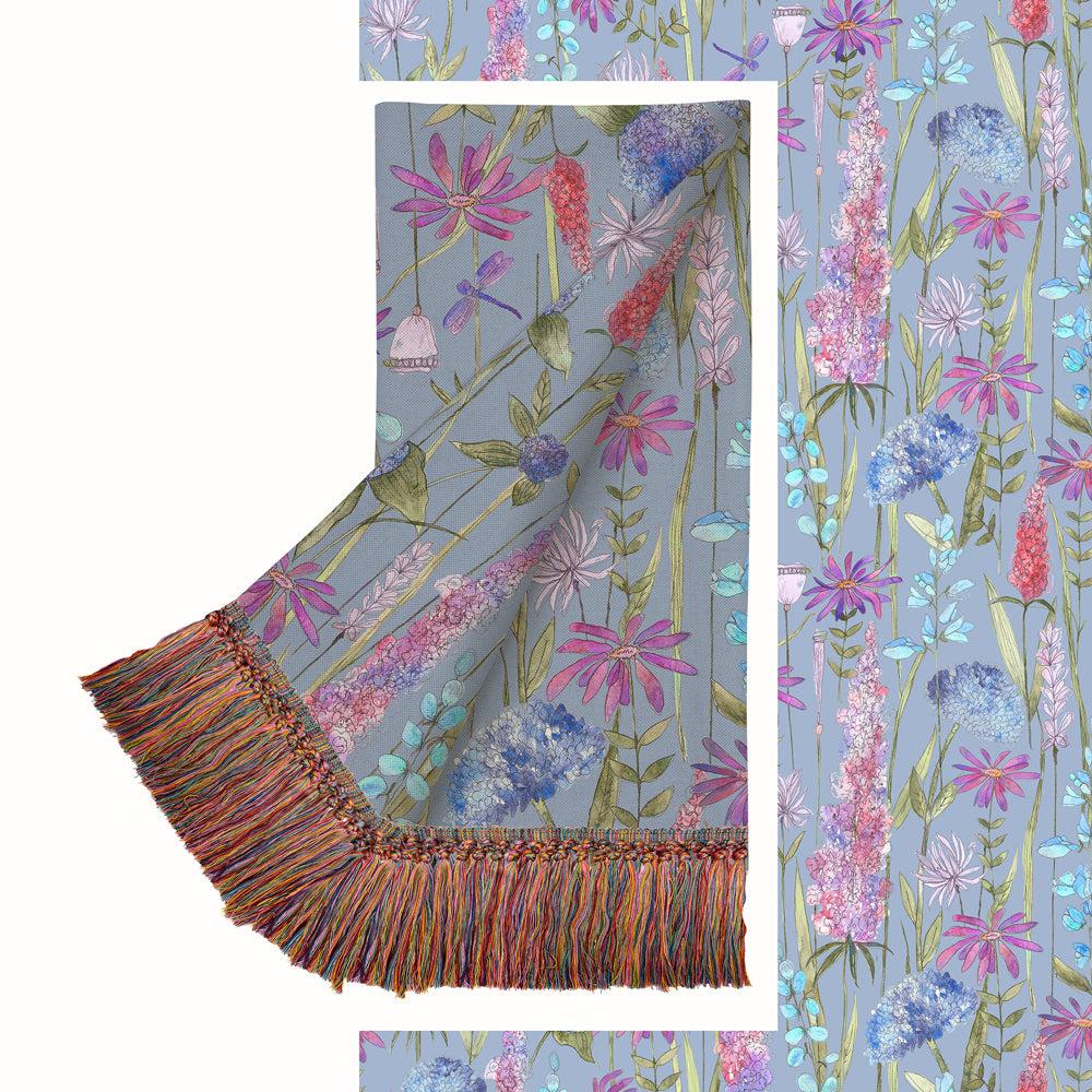 Throws | Florabunda Printed Throw Bluebell Home Decor Bluebell