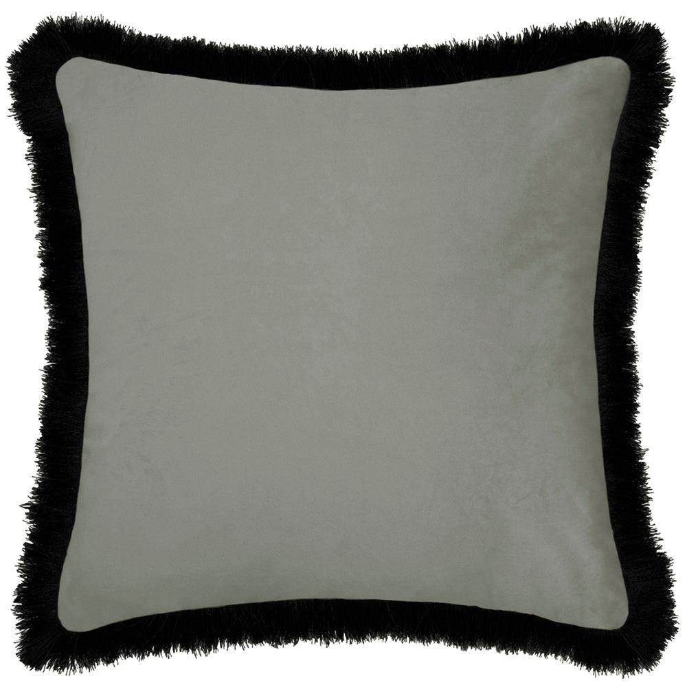 Velvet Cushions | Loreto Velvet Feather Cushion Fog Cushions Fog