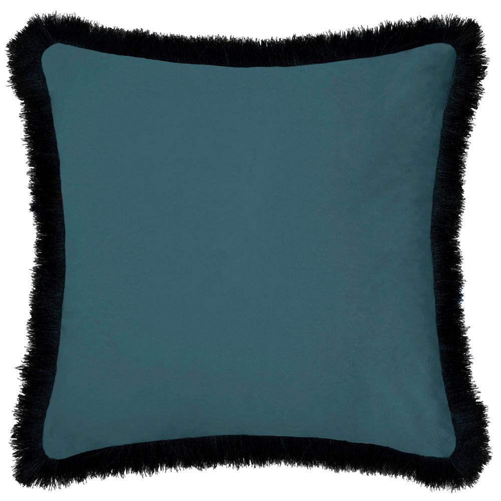 Velvet Cushions | Loreto Velvet Feather Cushion Wedgewood Bed Cushions Bed Cushions