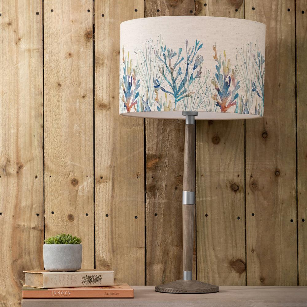 Table Lamps | Coral Reef Eva & Solensis Complete Table Lamp Grey/Cobalt Lighting Cobalt