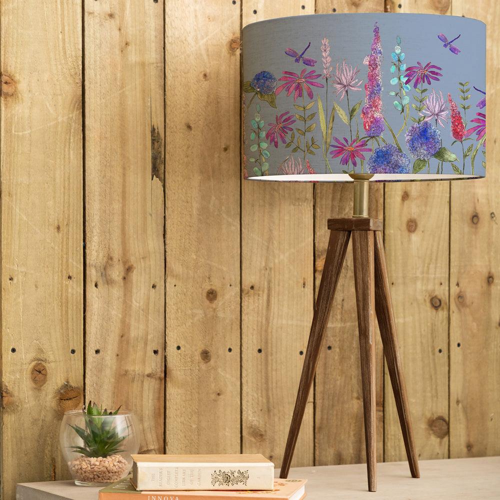 Table Lamps | Florabunda Eva & Aratus Complete Table Lamp Nut/Bluebell Lighting Bluebell