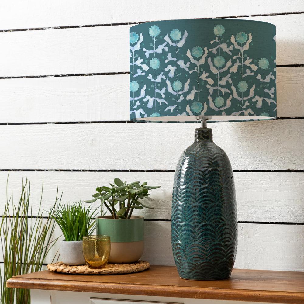 Table Lamps | Mariani Eva & Jadis Complete Table Lamp Teal Lighting Table Lamps