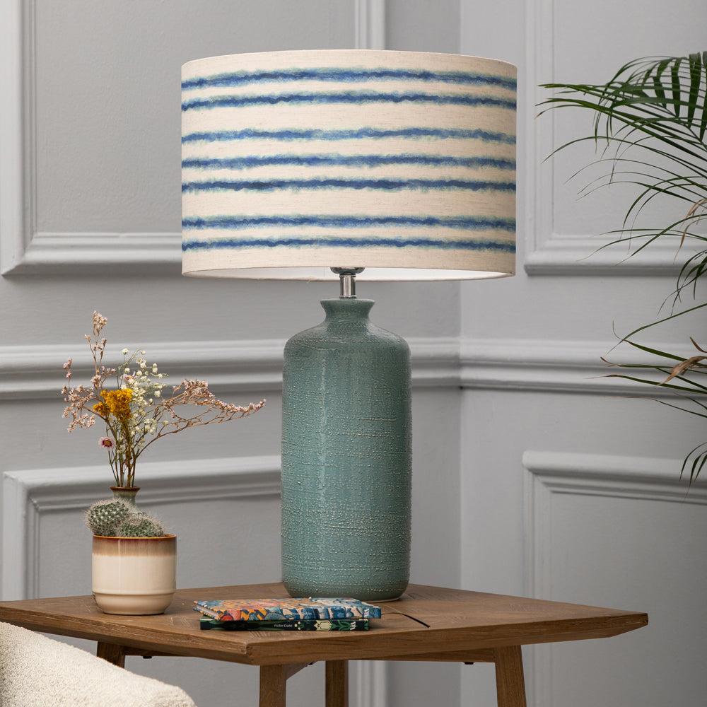 Table Lamps | Merella Eva & Inopia Complete Table Lamp Teal/Cobalt Lighting Cobalt