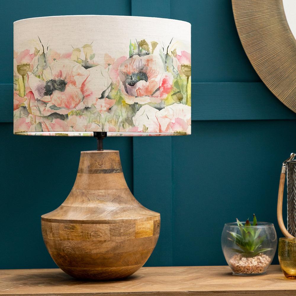 Table Lamps | Papavera Eva & Leven Complete Table Lamp Mango/Sweetpea Lighting Mango