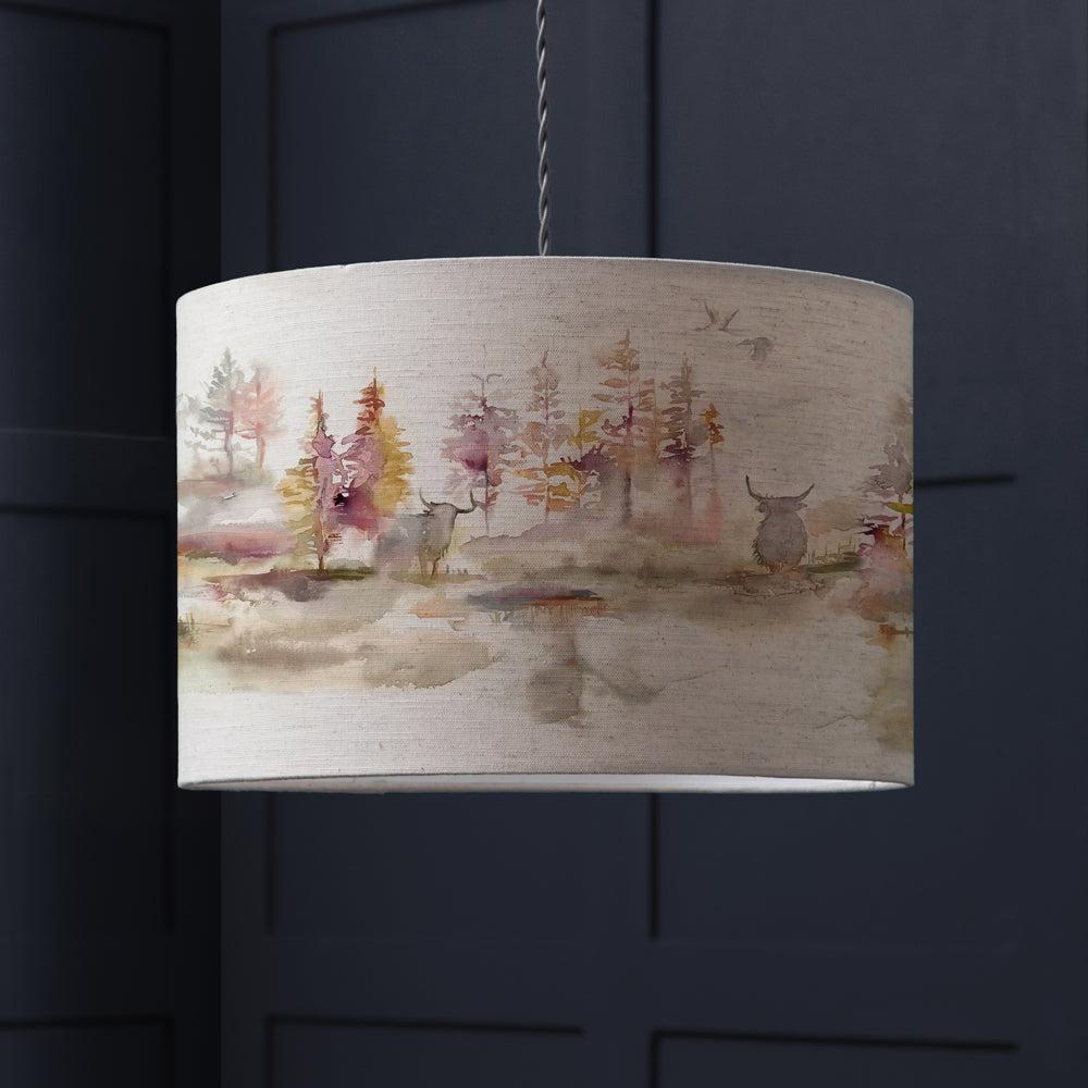 Ceiling Lights | Caledonian Forest Eva Lamp Shade Linen Ceiling Lights Ceiling Lights