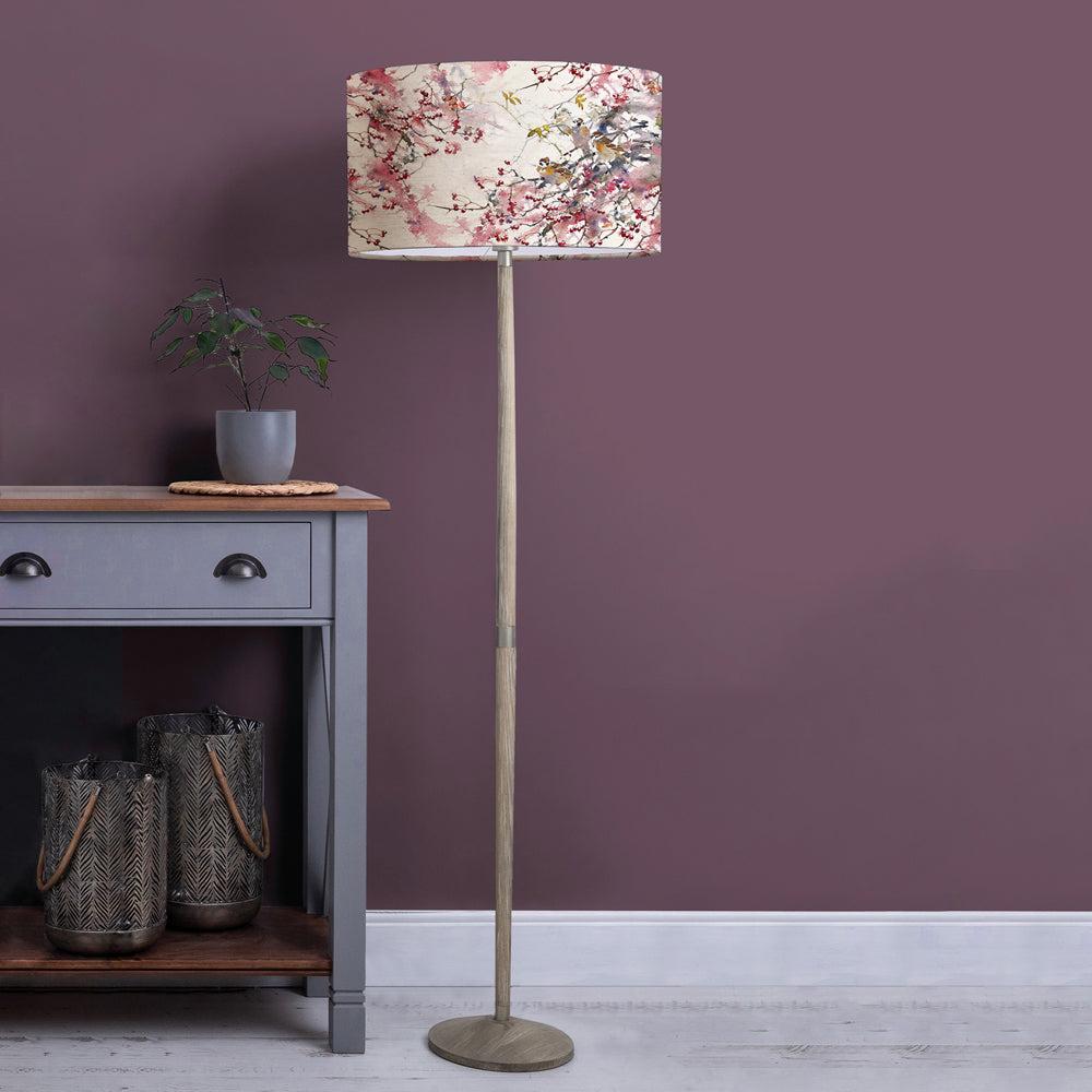 Floor Lamps | Brushwood Eva & Solensis Complete Floor Lamp Grey/Blossom Floor Lamps Blossom