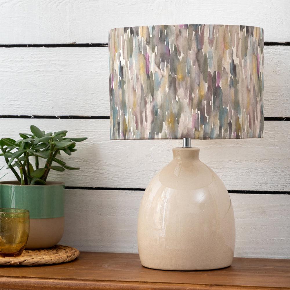 Table Lamps | Azima Eva & Leura Complete Table Lamp Cream/Ironstone Lighting Cream