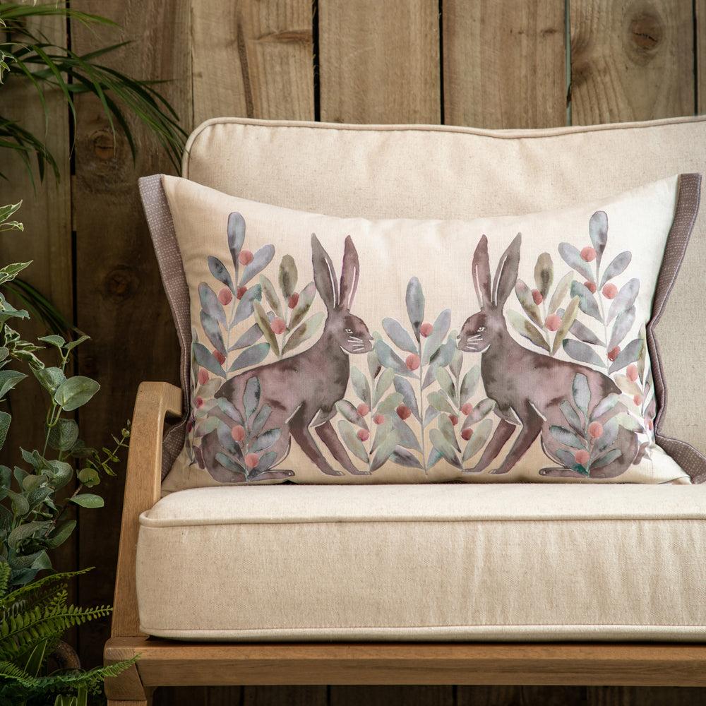 Bed Cushions | Kensuri Printed Feather Cushion Mulberry Bed Cushions Bed Cushions