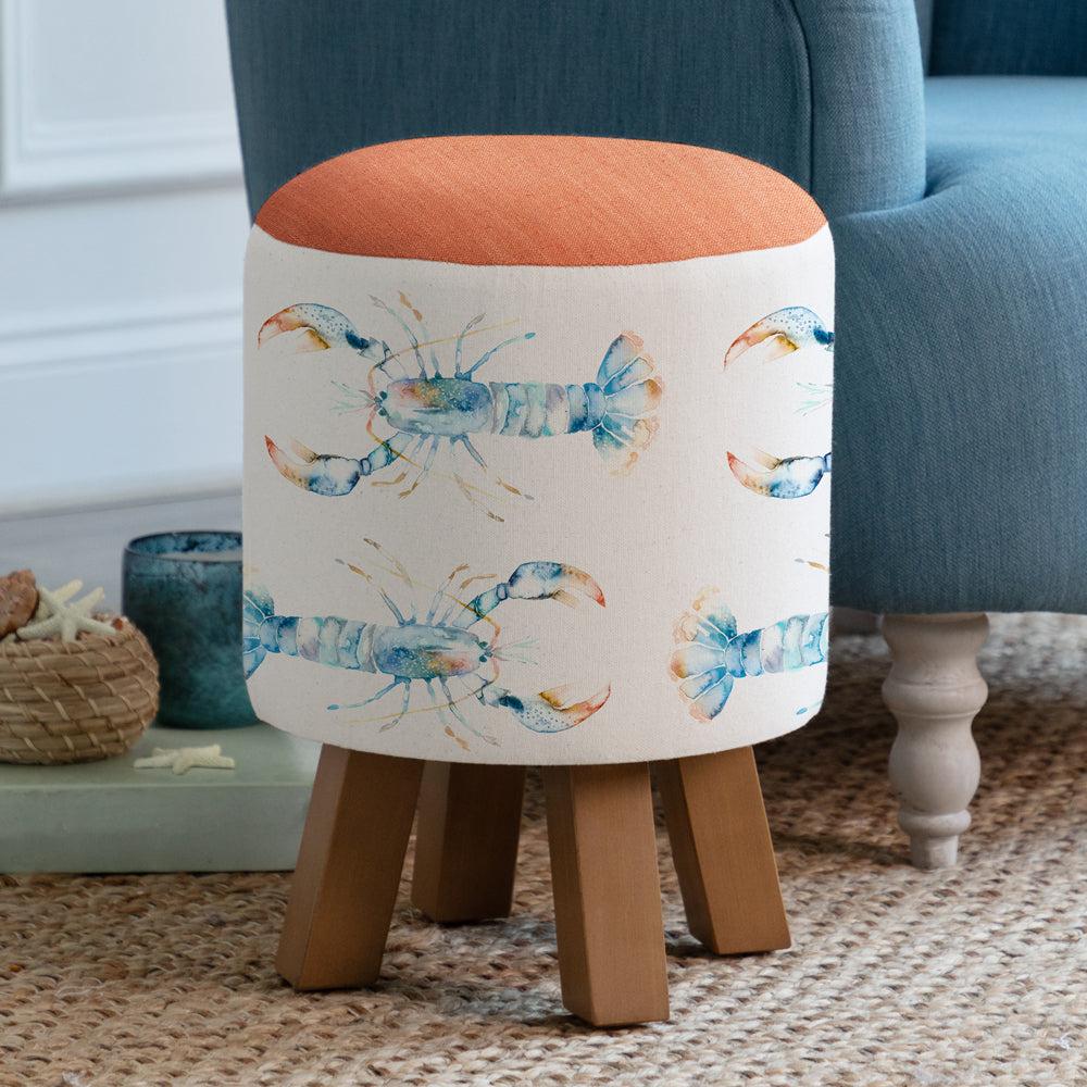 Footstools | Crustaceans Monty Round Footstool Footstools Crustaceans