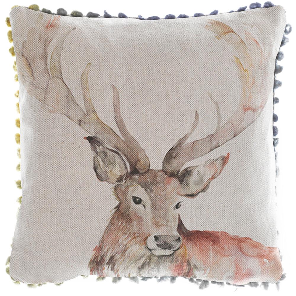 Sofa Cushions | Gregor Printed Feather Cushion Natural Bed Cushions Bed Cushions